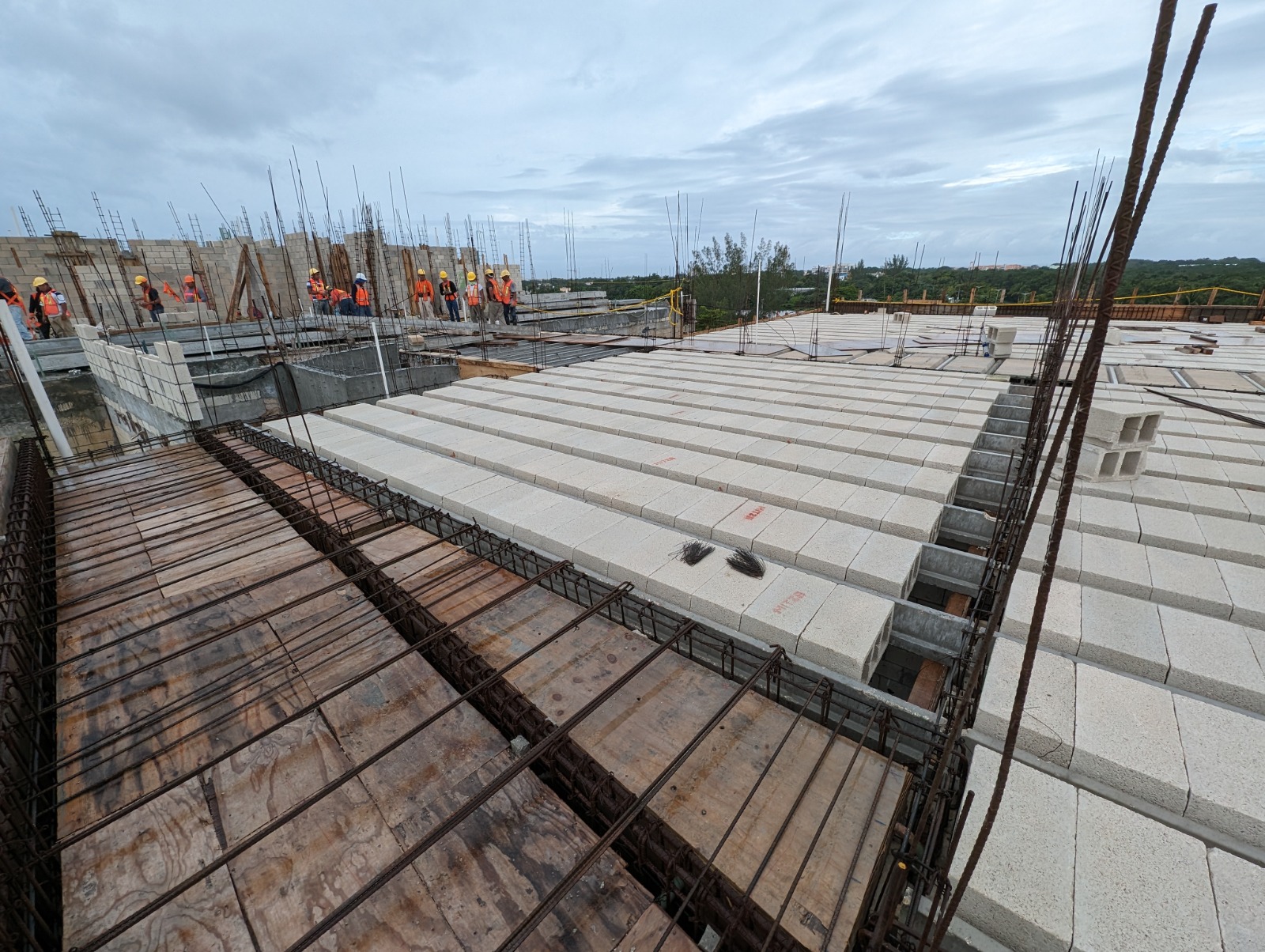 Estructura en construcción